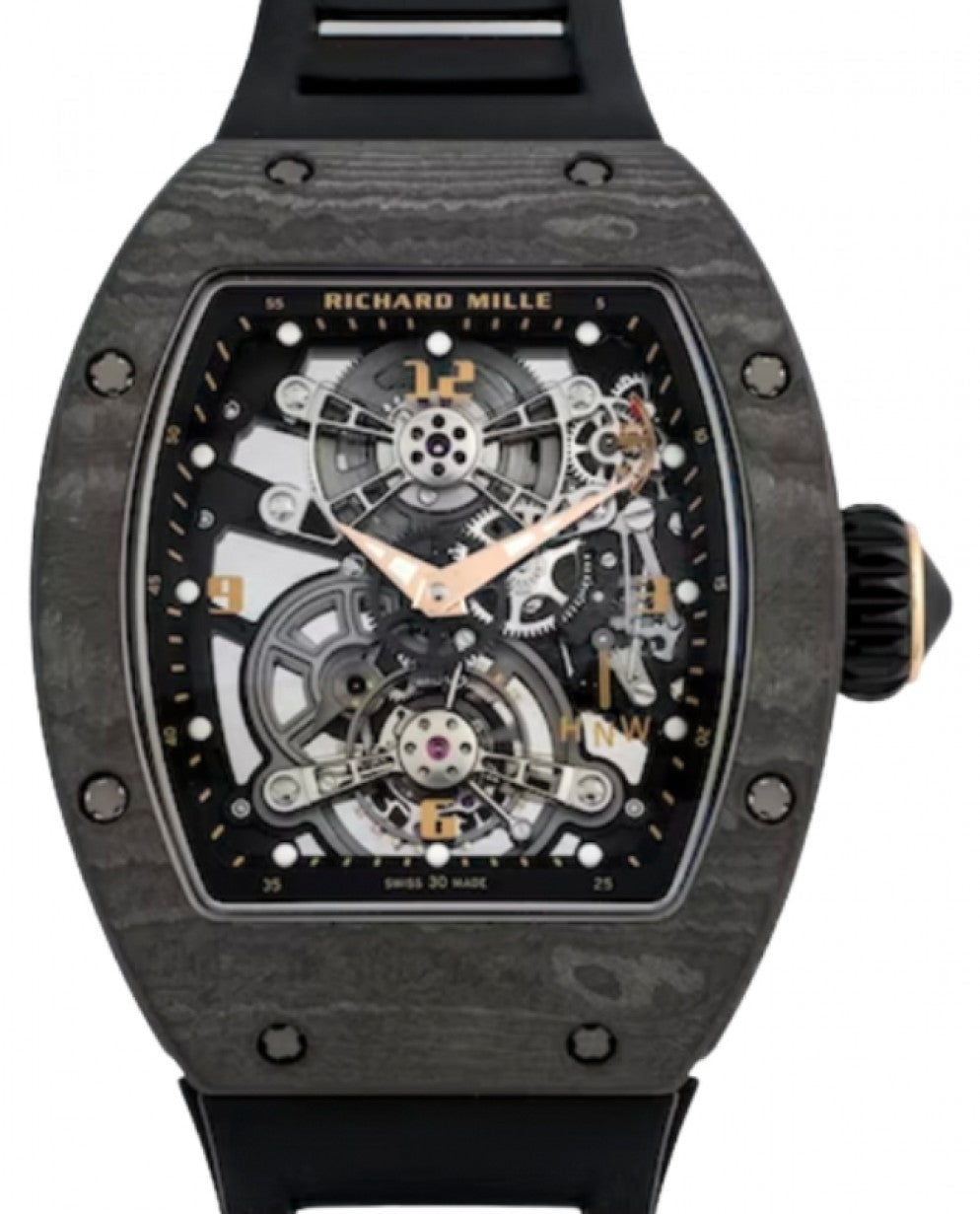 Richard Mille Manual Winding Tourbillon Carbon TPT RM 17-01 BRAND NE
