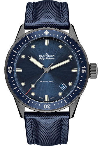 Blancpain Fifty Fathoms Bathyscaphe Watch - 5000-0240-O52A