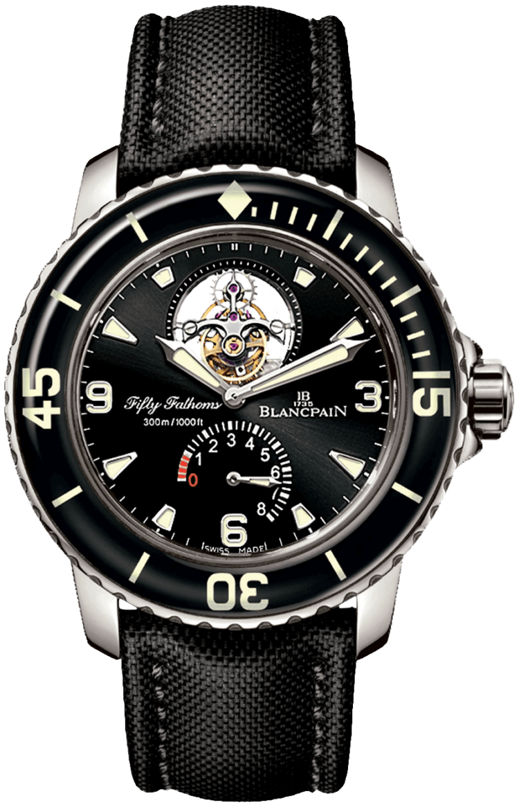 Blancpain Fifty Fathoms Tourbillon 8 Jours White Gold Men's Watch - 5025 1530 52A