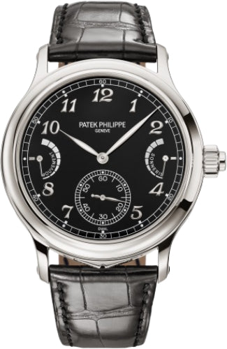 Patek Philippe Grand Complications 44 mm Grande and Petite Sonnerie Minute Repeater Platinum Black Dial - 6301P-001