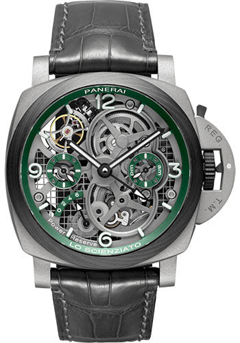 Panerai Luminor Tourbillon GMT - 47mm - Sandblasted Titanium - PAM00768