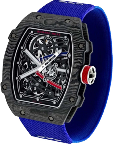 Richard Mille Sebastien Ogier Automatic Winding Extra Flat Carbon NTPT | RM67-02