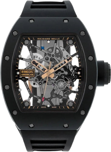 Richard Mille Limited Edition Rafael Nadal "Americas Black Toro" 48mm Openworked Dial | RM35
