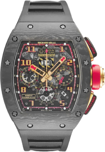 Richard Mille Carbon/Rose Gold "Romain Grosjean" Lotus F1 Team 50mm Openworked Dial | RM11-02