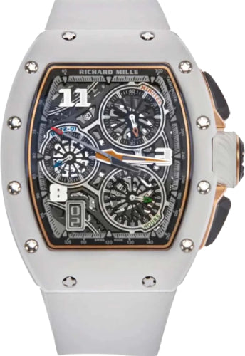 Richard Mille White Ceramic Automatic Winding Lifestyle Flyback Chronograph | RM72-01