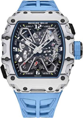 Richard Mille Rafael Nadal Automatic Winding Carbon Fibre Quartz 50mm Openworked Dial | RM35-03