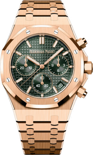 Audemars Piguet Royal Oak Chronograph 41mm "50th Anniversary" Rose Gold Khaki Green Dial | 26240OR.OO.1320OR.04