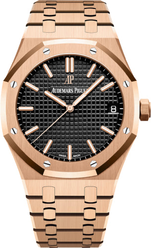 Audemars Piguet Royal Oak Rose Gold 41mm Black Dial | 15500OR.OO.1220OR.01