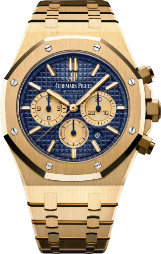 Audemars Piguet Royal Oak Chronograph 41mm Yellow Gold Blue Dial | 26331BA.OO.1220BA.01